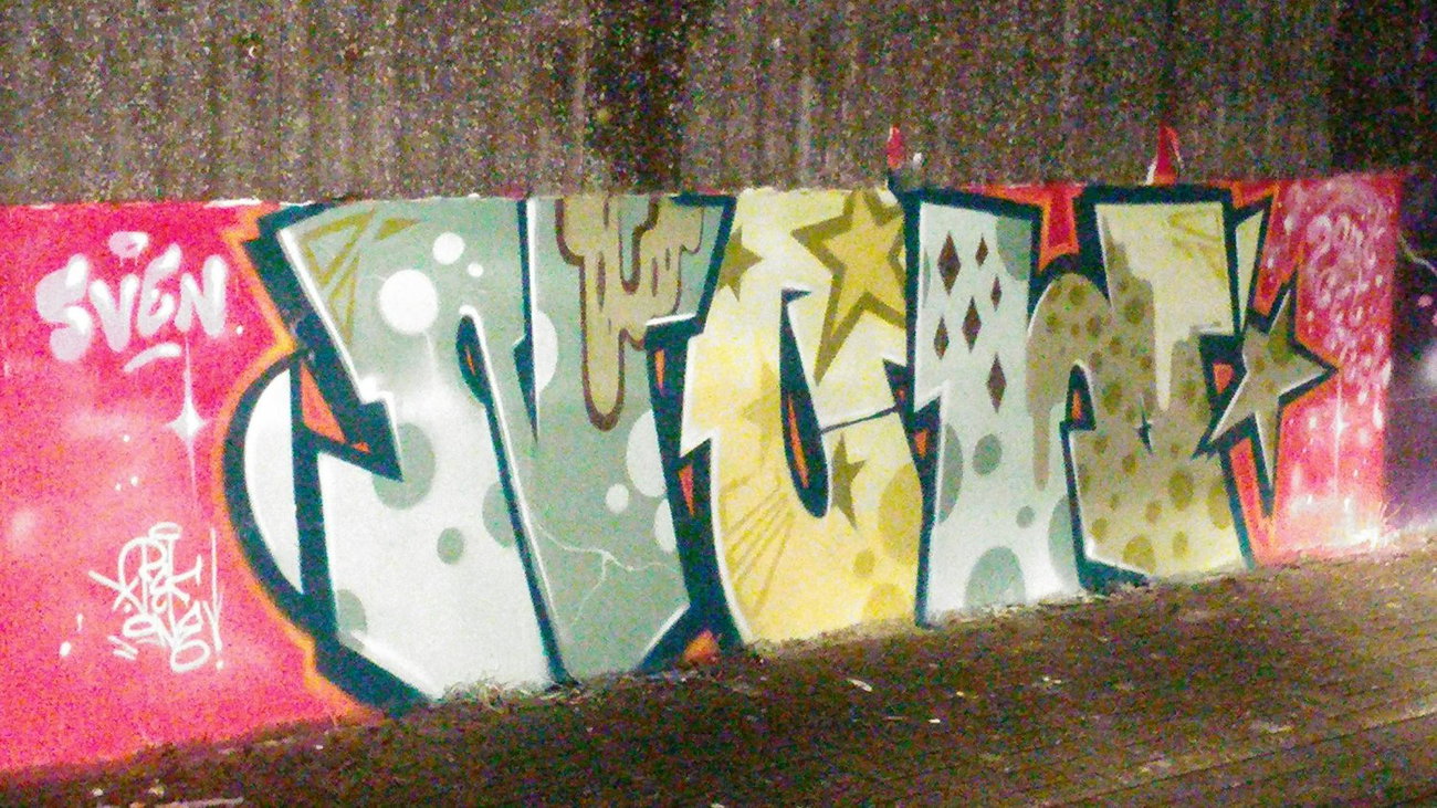 Graffiti Wall in Marienhafe Ostfriesland - Photo by REK - REK, REKONE (2015)