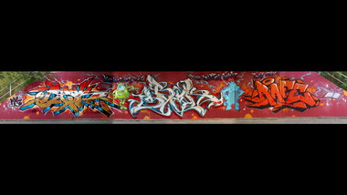 Graffiti Wall - Photo by REK - Rek, Rekone, Sbek