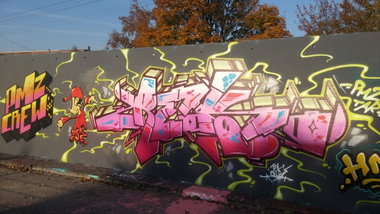 Graffiti Wall - Photo by REK - PMzero, Rek, Rekone (2015)