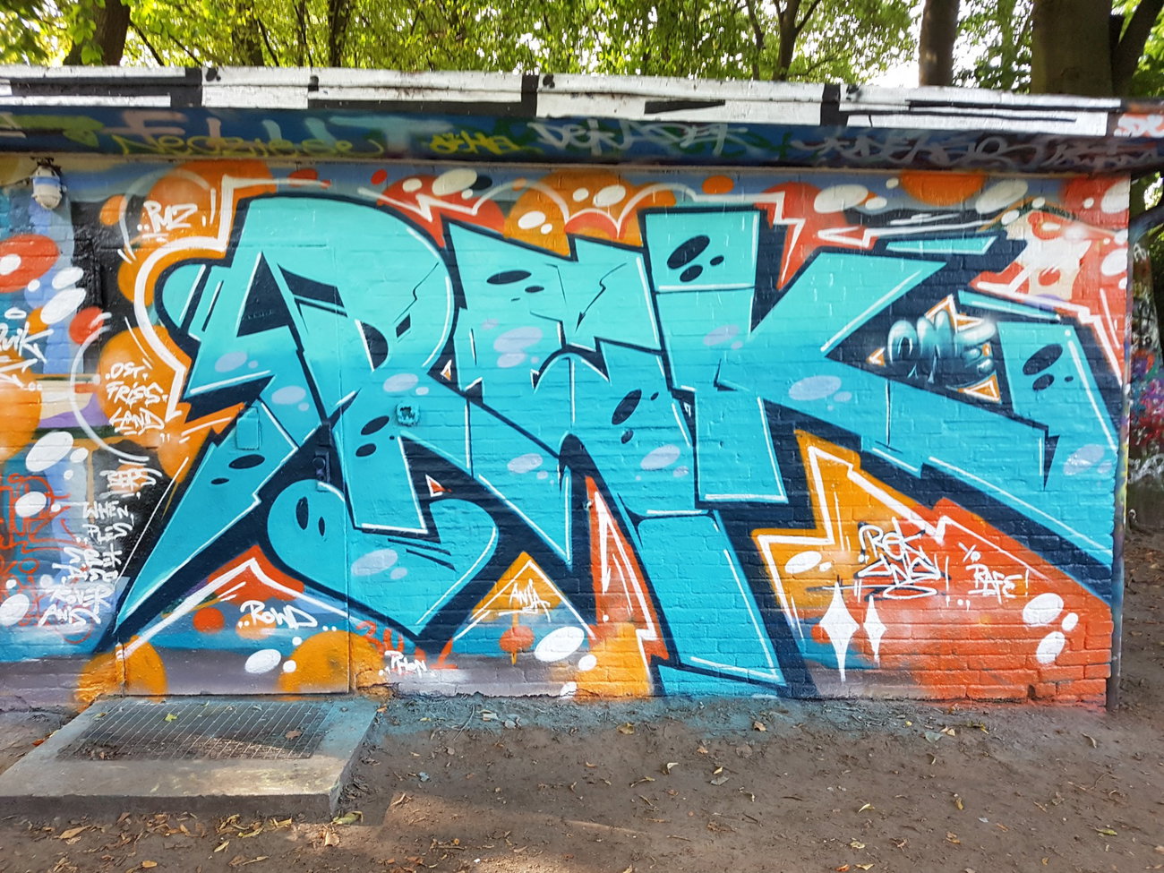 Graffiti Wall - Photo by REK - Rek, pmz, altona