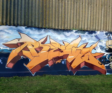 Graffiti Wall - Photo by REK - Rek, Rekone, sed