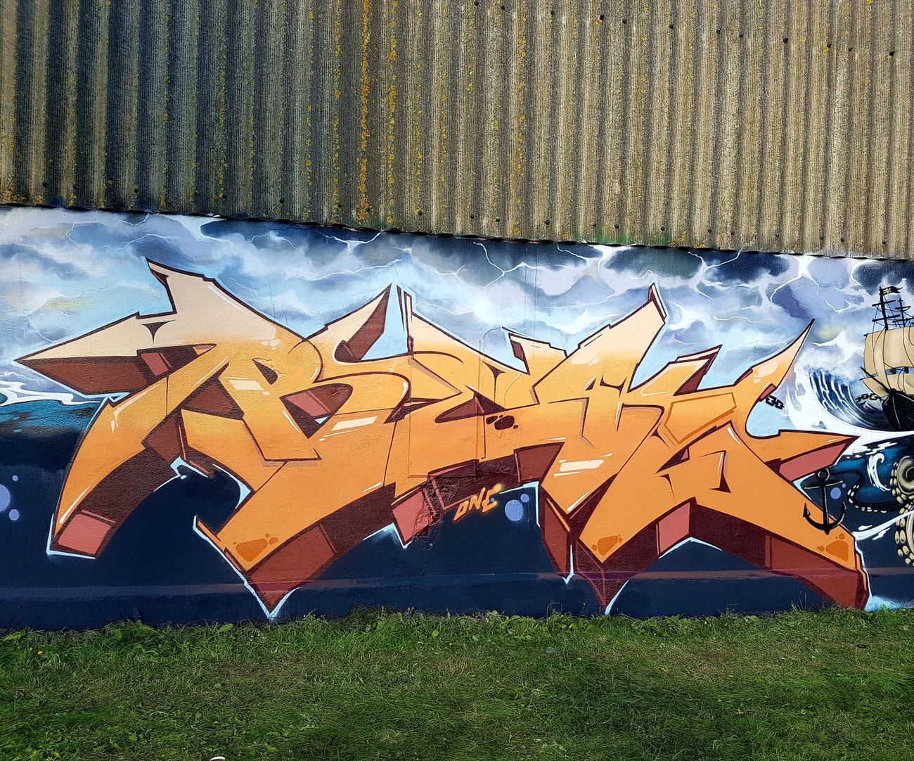 Graffiti Wall - Photo by REK - Rek, Rekone, sed