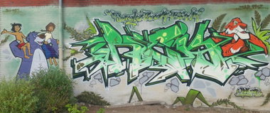 Graffiti Wall - Photo by REK - Rek, Rekone, Jungle (2015)