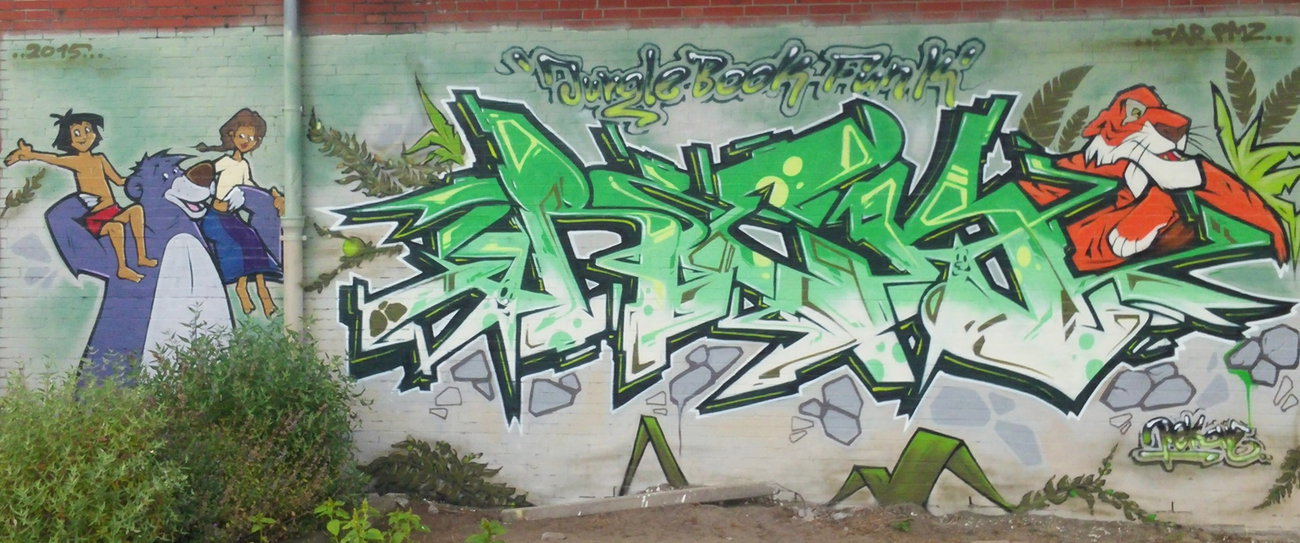 Graffiti Wall - Photo by REK - Rek, Rekone, Jungle (2015)