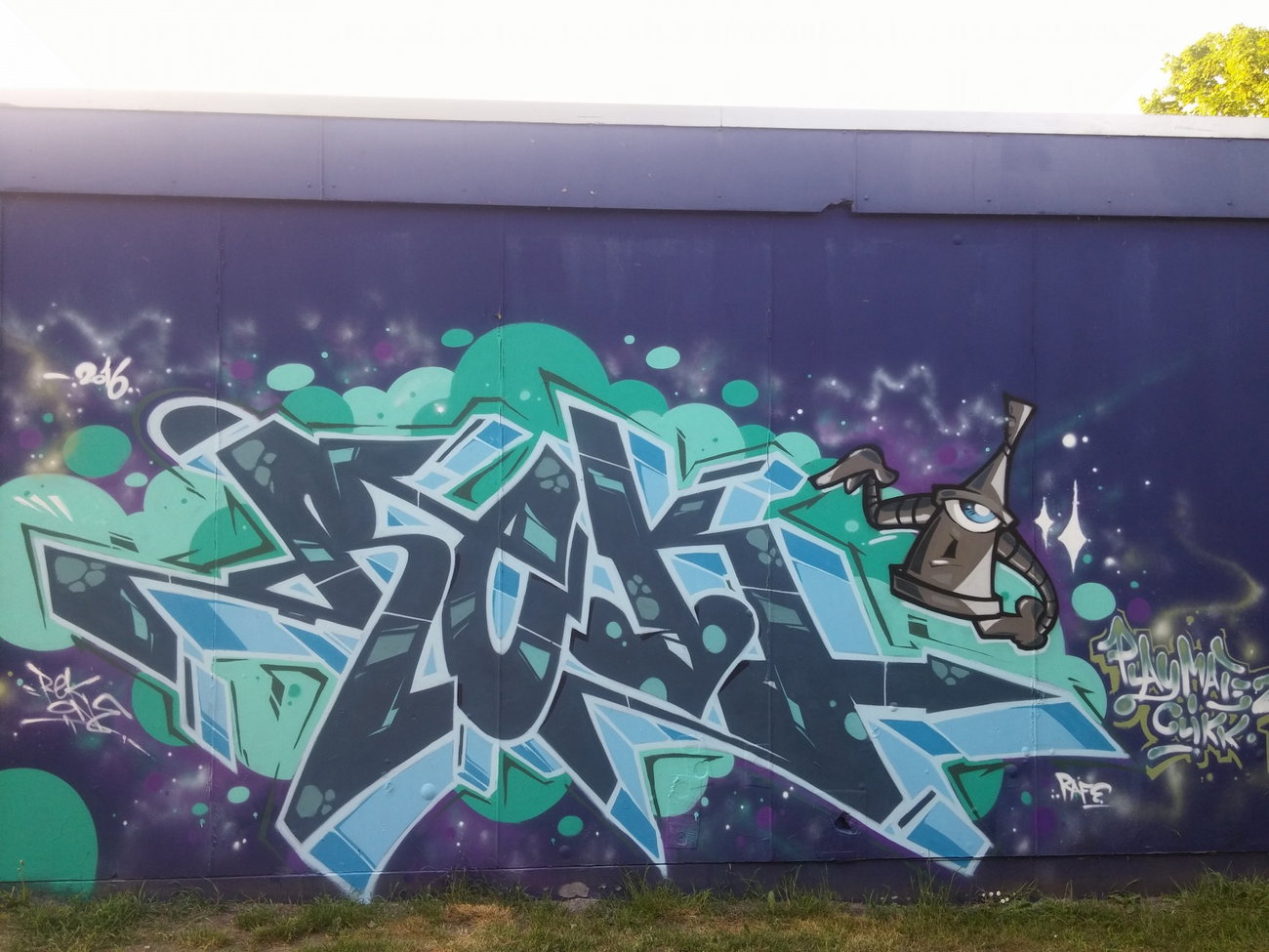 Graffiti Wall - Photo by REK - marienhafe, Rek, Rekone