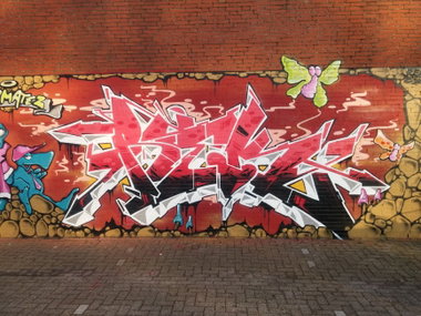 Graffiti Wall - Photo by REK - Rekone, Rek, Mhafe