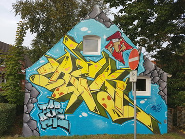 Graffiti Wall - Photo by REK - Rek, Rekone, ostfriesland