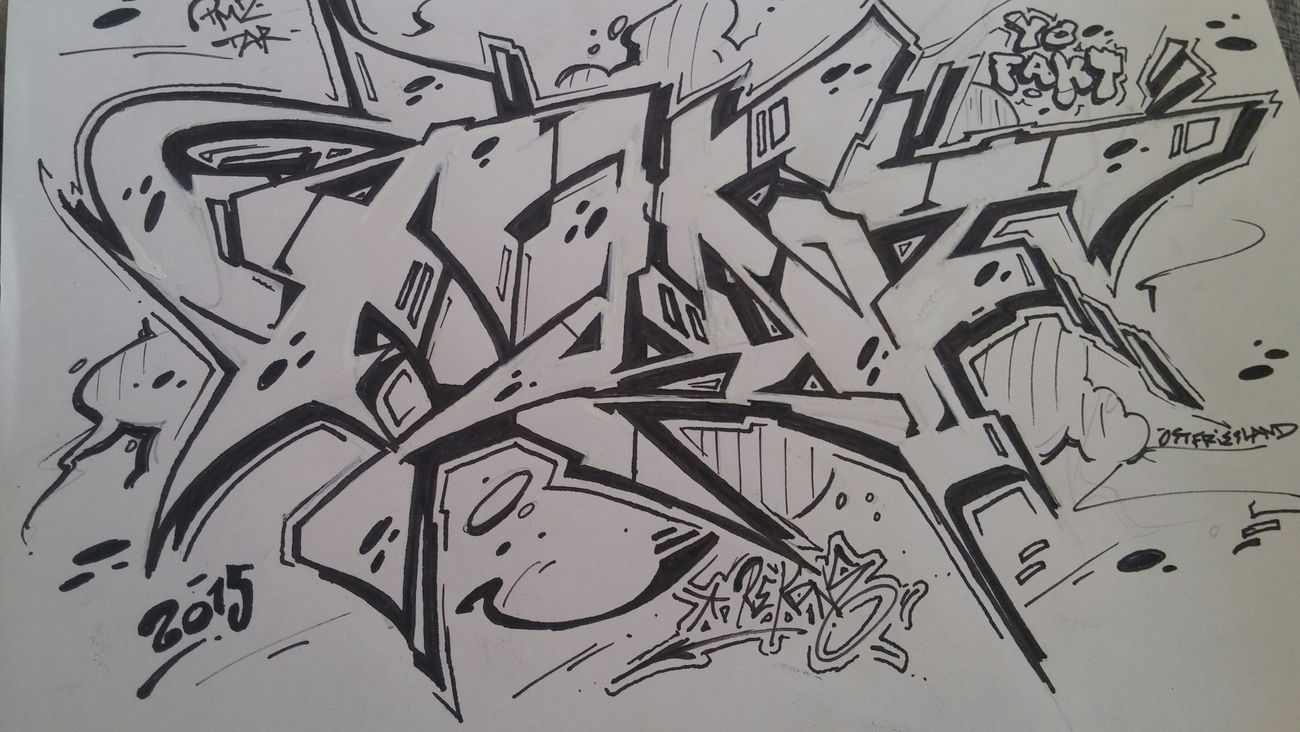 Graffiti Sketch - Photo by REK - Rek, Rekone (2015)
