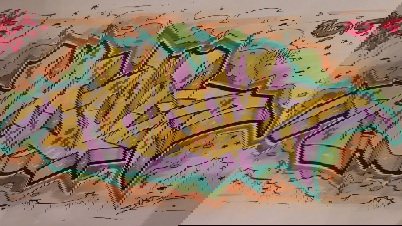 Graffiti Sketch - Photo by REK