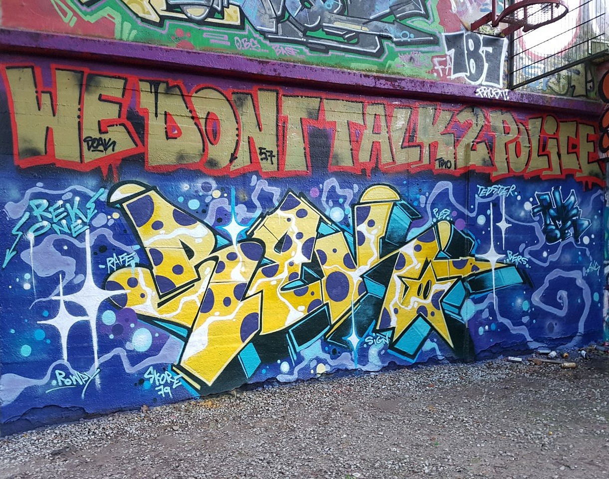 Graffiti Wall - Photo by REK - Rek, Rekone, hamburg