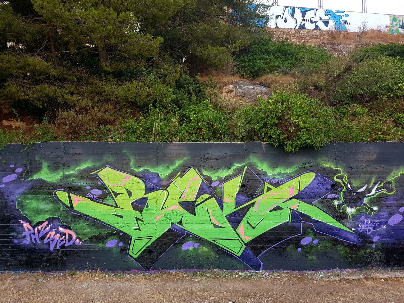 Graffiti Wall - Photo by REK - Rek, Mallorca, Magaluf