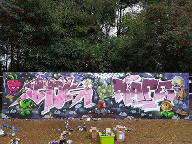 Graffiti Wall - Photo by REK - Rek, Rafe, pmz (2016)