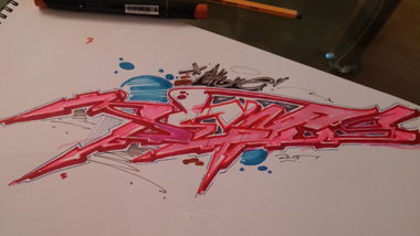 Graffiti Sketch - Photo by REK - REKONE (2015)