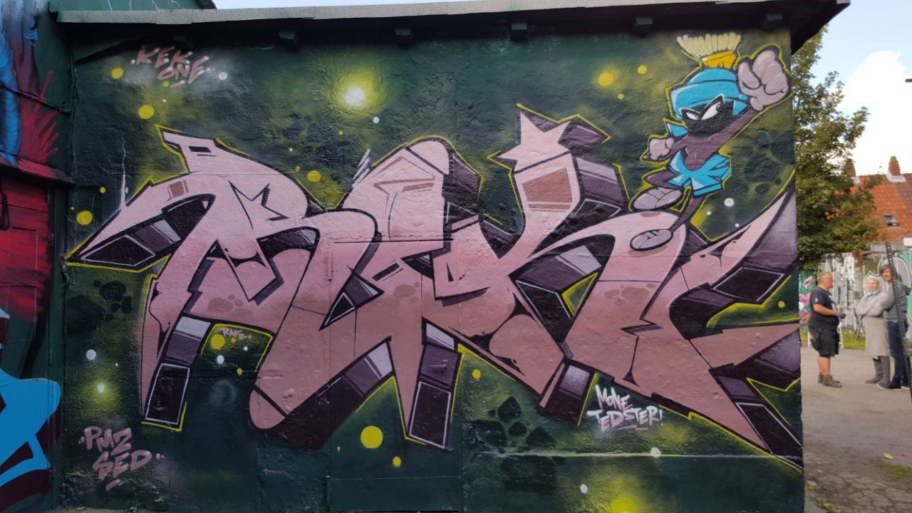 Graffiti Wall - Photo by REK - Rekone, Rek, pmz