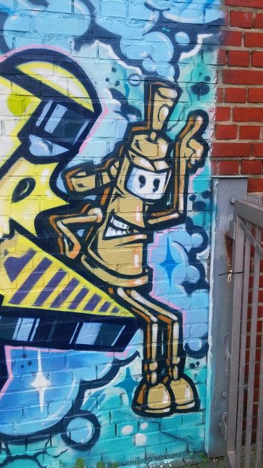 Graffiti Wall - Photo by REK - Rek, Rekone, Ostfriesia (2015)