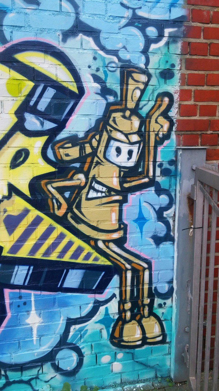 Graffiti Wall - Photo by REK - Rek, Rekone, Ostfriesia (2015)