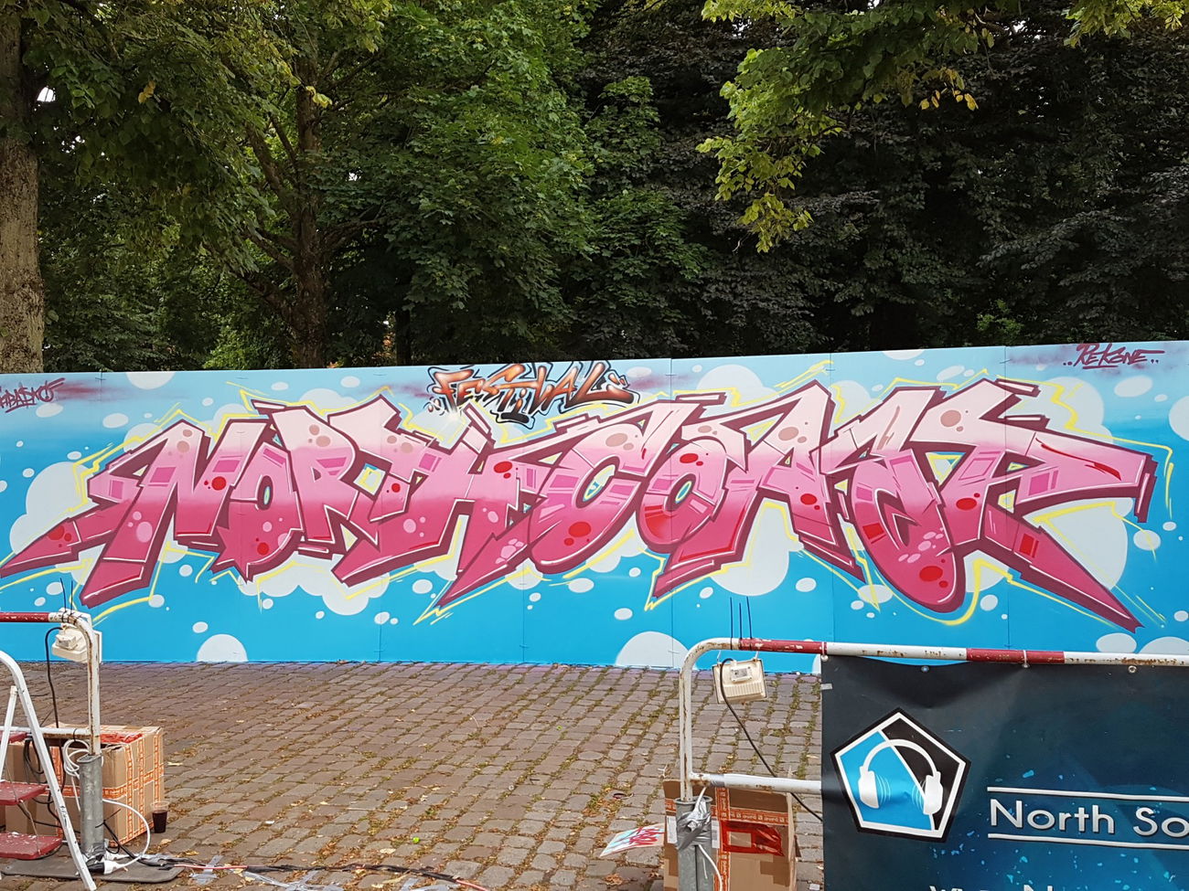 Graffiti Wall - Photo by REK - Rek, Rekone, northcoastfestival (2016)