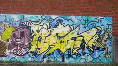 Graffiti Wall - Photo by REK - Rek, Disco, Ostfriesland (2015)