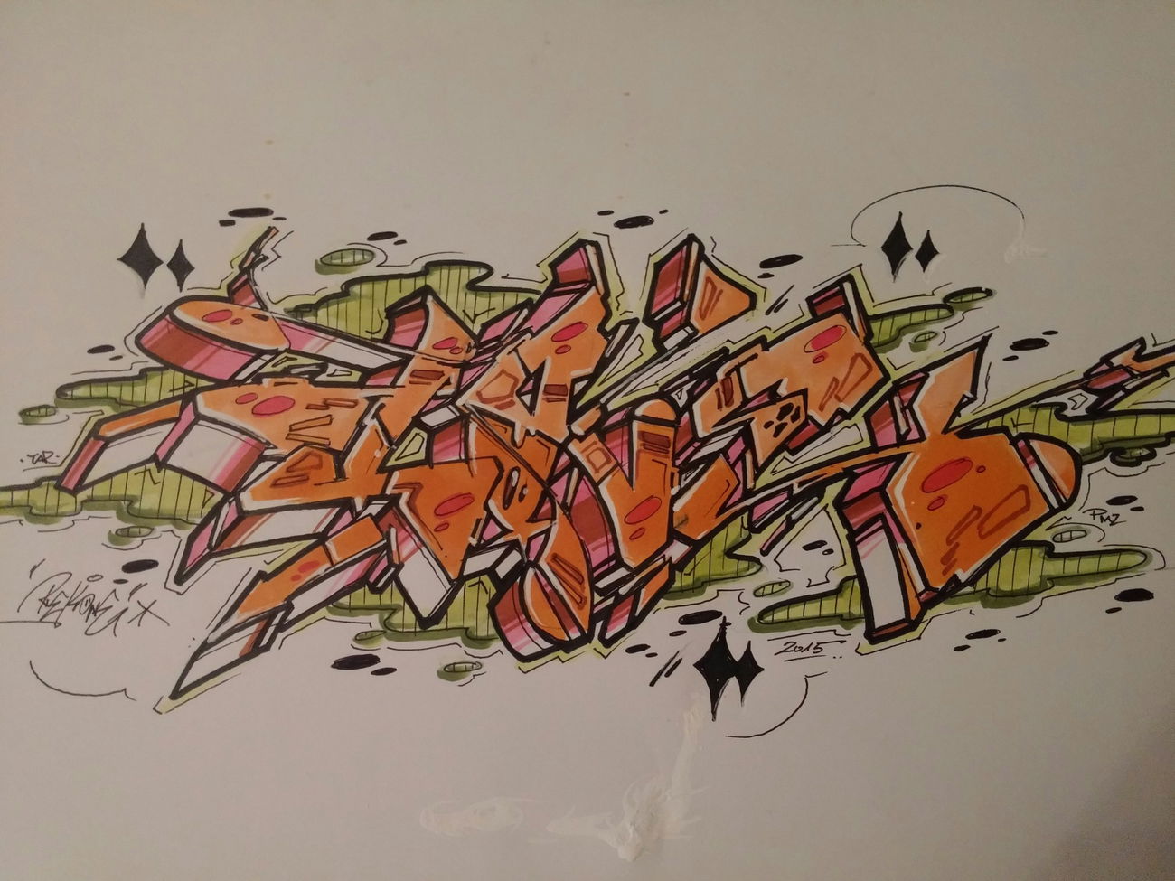 Graffiti Sketch - Photo by REK - Rek, Love, Sketch