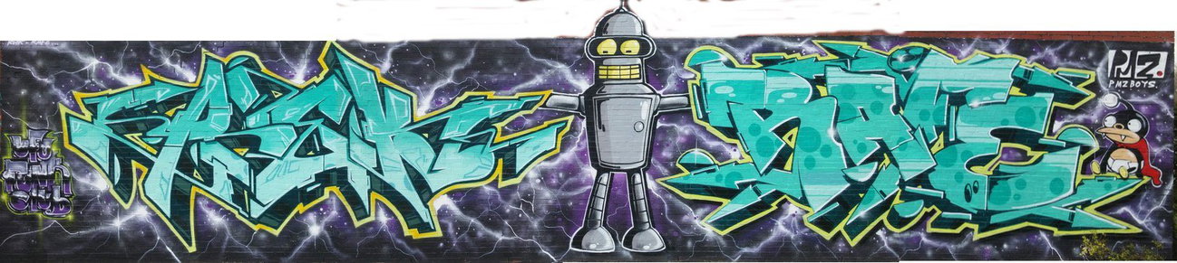 Graffiti Wall - Photo by REK - REK, /RAFE (2015)
