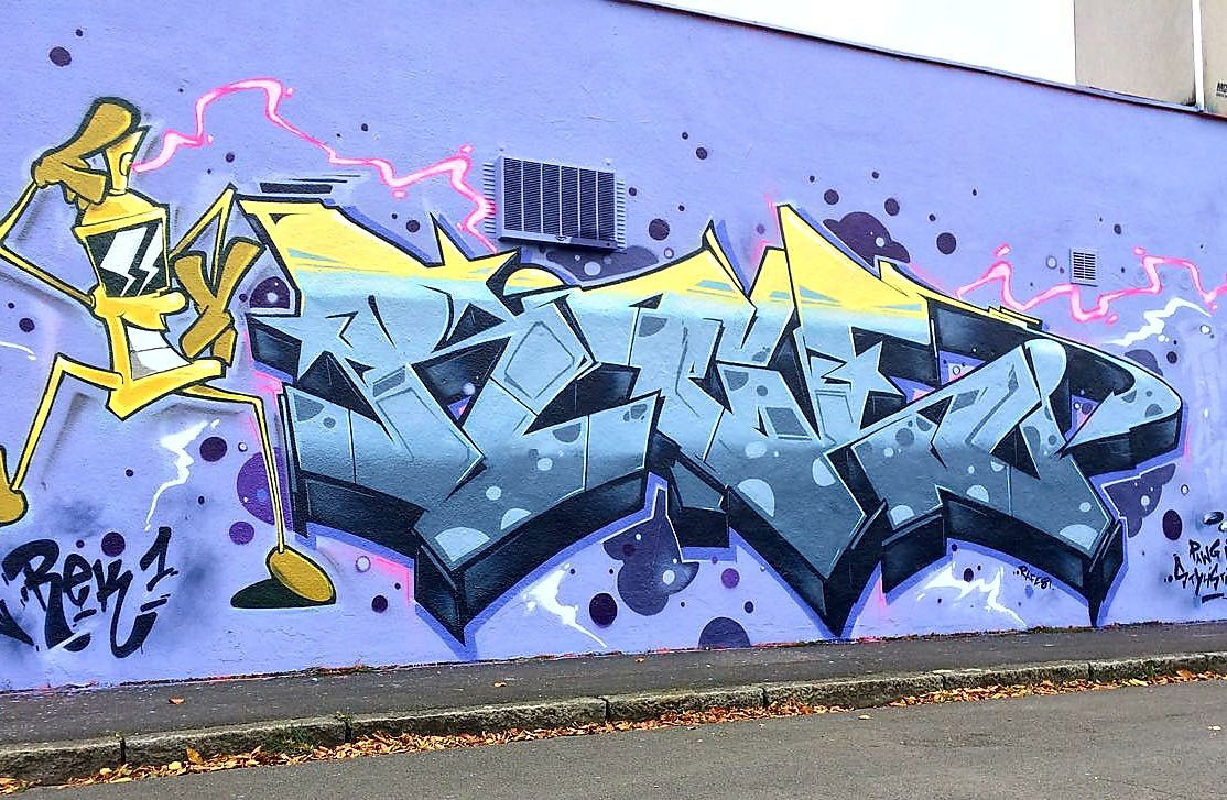 Graffiti Wall - Photo by REK - Rek, Dortmund, sed