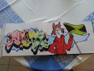 Graffiti Sketch - Photo by REMOK - FREESTYLE, AKA, GANJA