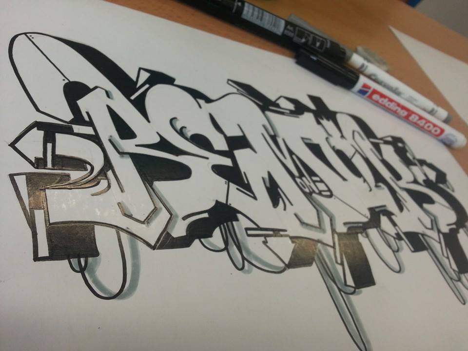 Graffiti Sketch - Photo by REMOK