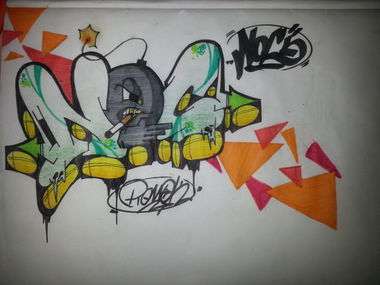 Graffiti Sketch - Photo by REMOK (2014)