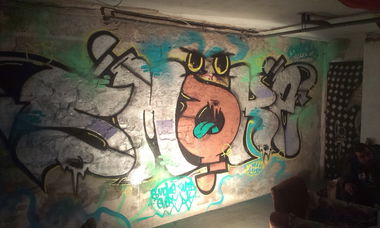 Graffiti Wall - Photo by REMOK - smoke, by, REMOK (2014)