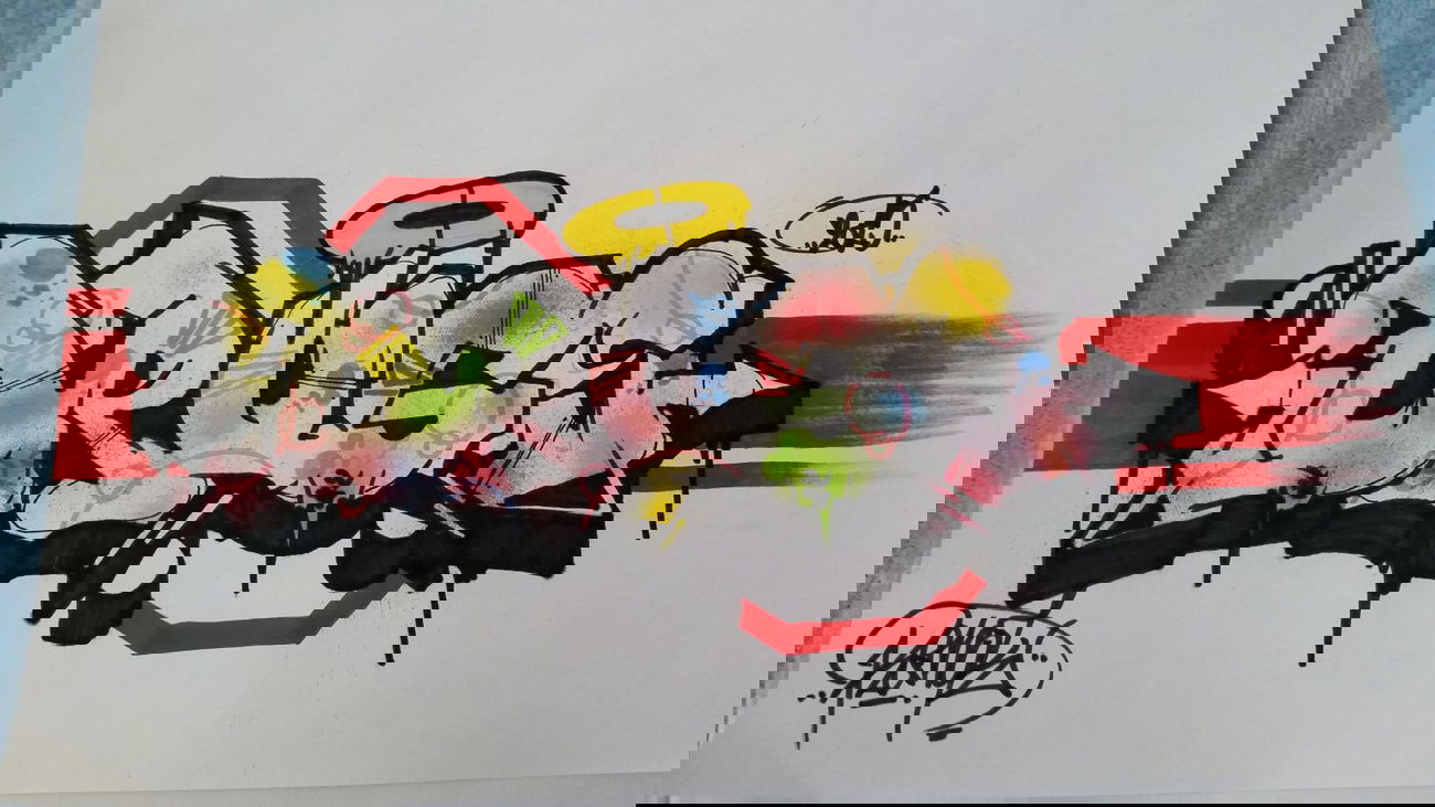 Graffiti Sketch - Photo by REMOK