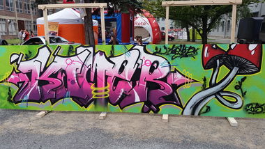 Graffiti Wall in Set místo - Photo by REMOK