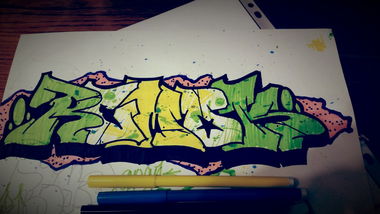 Graffiti Sketch - Photo by REMOK