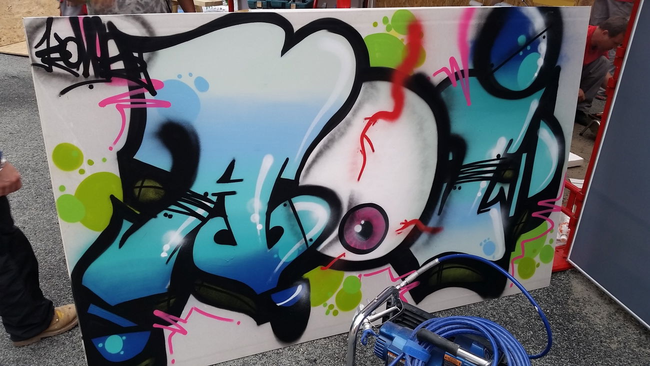 Graffiti Wall in Set místo - Photo by REMOK