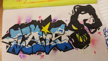 Graffiti Sketch - Photo by REMOK