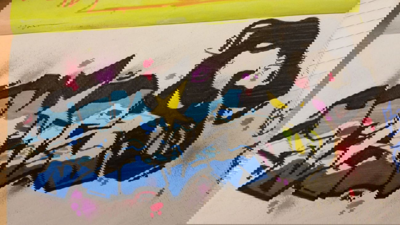 Graffiti Sketch - Photo by REMOK