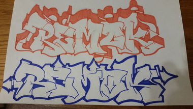Graffiti Sketch - Photo by REMOK