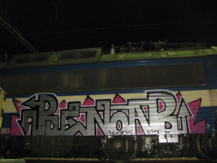 Graffiti Train in Czech - Photo by RENOAR - renoar