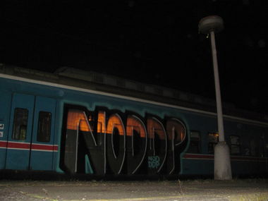 Graffiti Train - Photo by RENOAR - NOD, DDP (CREW)