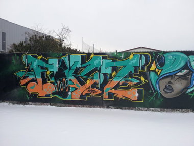 Graffiti Wall - Photo by REUSone - Fokz, RBK (2013)