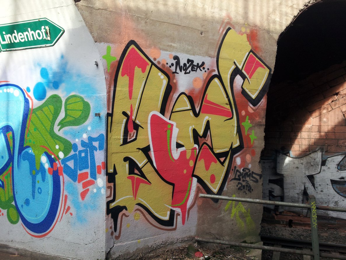 Graffiti Wall - Photo by REUSone - Bums, Nozek (2012)