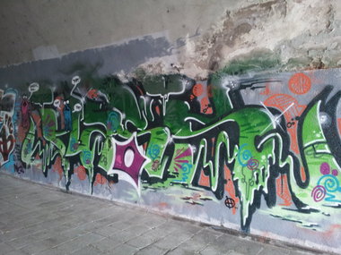 Graffiti Wall - Photo by REUSone - Hass, CKS, Netz