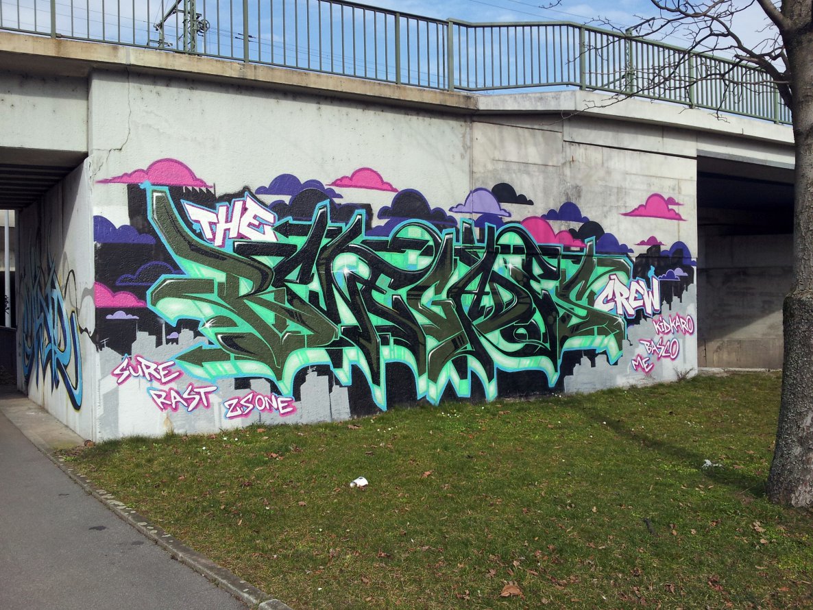 Graffiti Wall - Photo by REUSone - Renegades, Sure, Rast