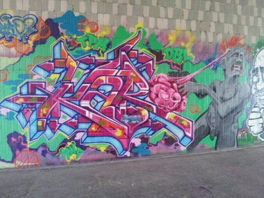 Graffiti Wall - Photo by REUSone - Kid, Karo, Renegades