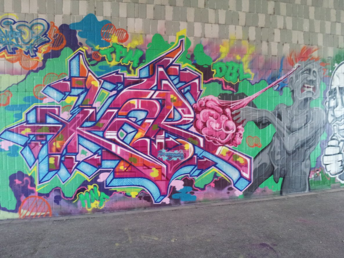 Graffiti Wall - Photo by REUSone - Kid, Karo, Renegades