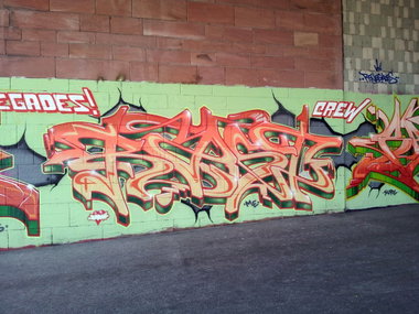Graffiti Wall - Photo by REUSone - Rast, Renegades, Me