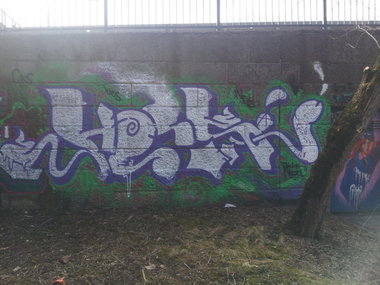 Graffiti Wall - Photo by REUSone - Hass, CKS, NETZ