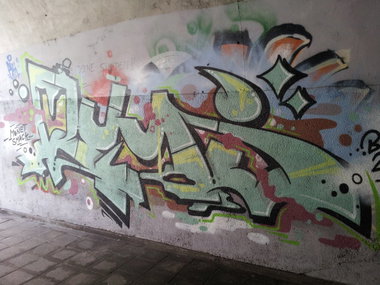 Graffiti Wall - Photo by REUSone - Bums, Monet, Smack
