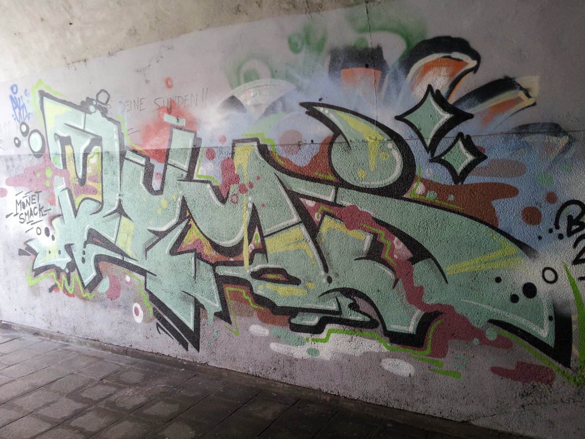 Graffiti Wall - Photo by REUSone - Bums, Monet, Smack