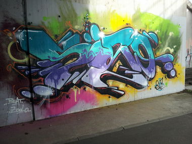 Graffiti Wall - Photo by REUSone - Saw, Beat, Zoolo