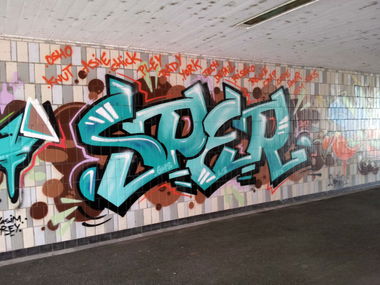 Graffiti Wall - Photo by REUSone - Sper, Osho, Knut